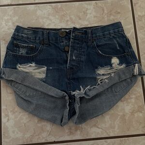 One Teaspoon denim shorts